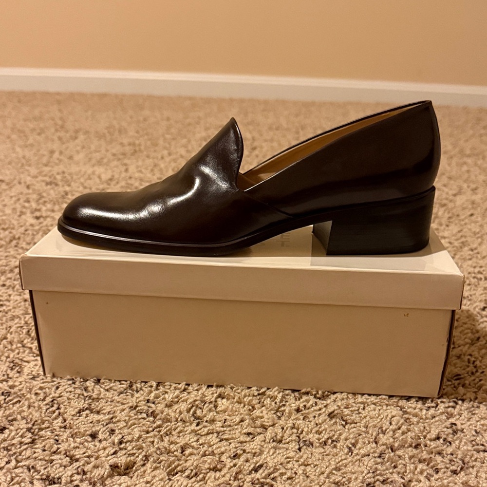 Nine West Dark Brown Slip-On Loafers - Picture 4 of 5